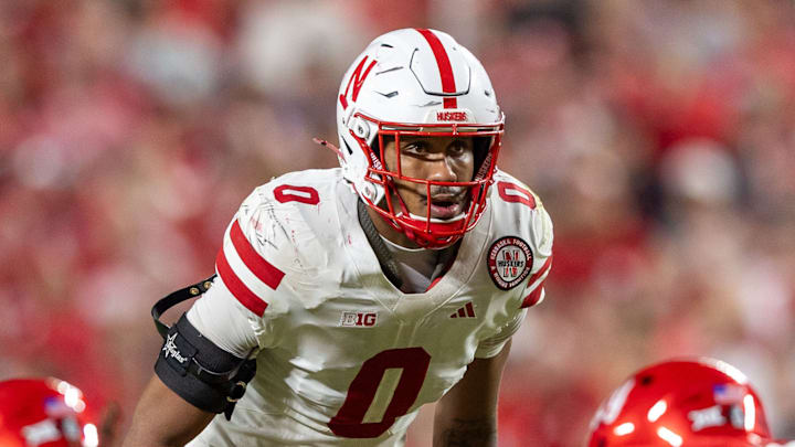 Nebraska linebacker Javin Wright