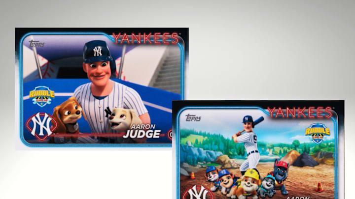 Topps Aaron Judge Rubble & Crew Cards / Courtesy: Topps Topps Aaron Judge Rubble & Crew Cards / Courtesy: Topps