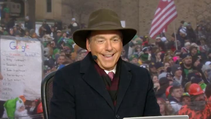 Saban's fedora had the college football world in a tizzy.
