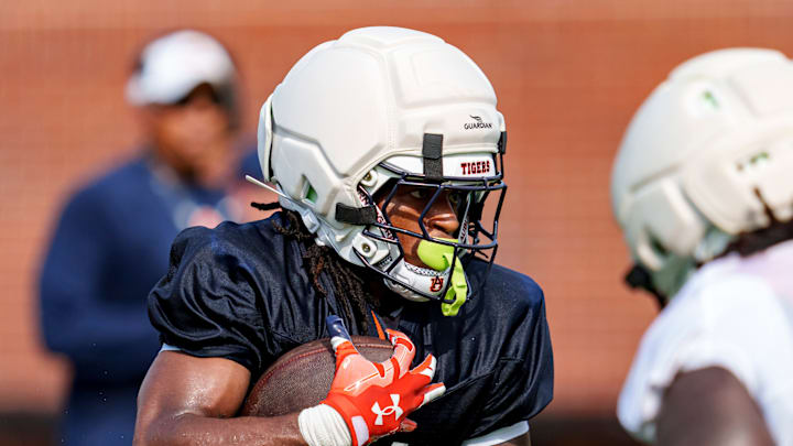 Former UConn RB Durell Robinson is back in fall camp for the Auburn Tigers after missing the spring. Former UConn RB Durell Robinson is back in fall camp for the Auburn Tigers after missing the spring.