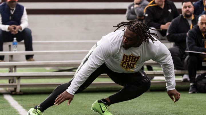 Jacques Bristol at Central Michigan Pro Day