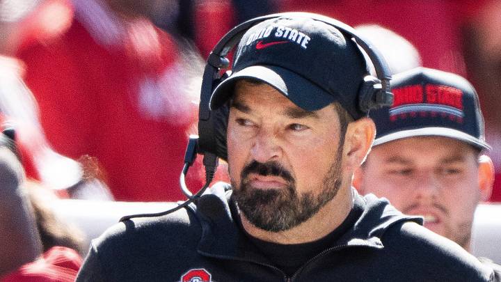 Ohio State Head Coach Ryan Day during the Indiana versus Ohio State football game at Memorial Stadium on Saturday, Oct. 17, 2026. Ohio State Head Coach Ryan Day during the Indiana versus Ohio State football game at Memorial Stadium on Saturday, Oct. 17, 2026.