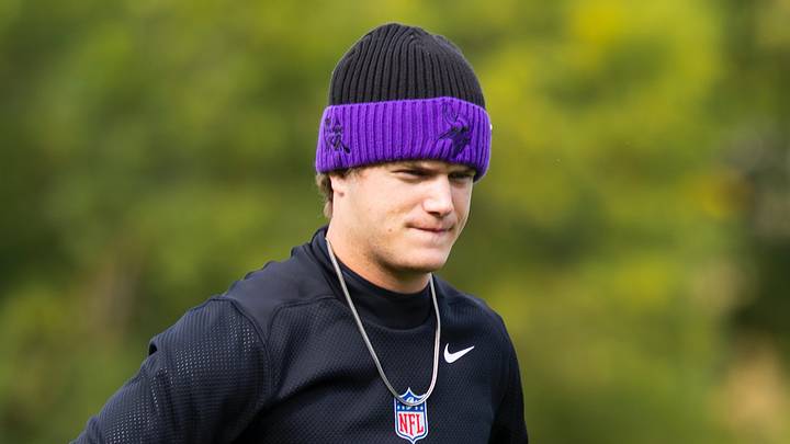 Minnesota Vikings quarterback J.J. McCarthy. Minnesota Vikings quarterback J.J. McCarthy.