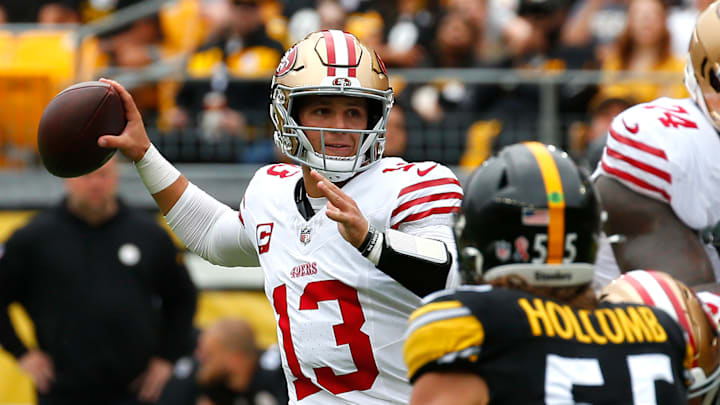 San Francisco 49ers quarterback Brock Purdy (13)