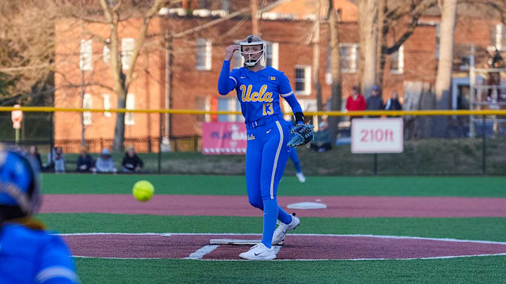 UCLA softball freshman Addisen Fisher throws her first-career no-hitter against Howard in Washington D.C.
