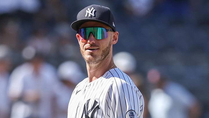 Jun 7, 2026; Bronx, New York, USA; New York Yankees left fielder Cody Bellinger (35) walks off the field after defeating the Boston Red Sox at Yankee Stadium. Mandatory Credit: Wendell Cruz-Imagn Images Jun 7, 2026; Bronx, New York, USA; New York Yankees left fielder Cody Bellinger (35) walks off the field after defeating the Boston Red Sox at Yankee Stadium. Mandatory Credit: Wendell Cruz-Imagn Images