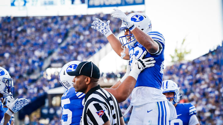 BYU RB LJ Martin scores a touchdown against Arizona