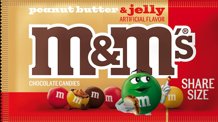 M&M's Peanut Butter and Jelly. Image courtesy M&M's