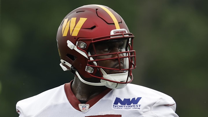 Washington Commanders offensive lineman Chris Paul