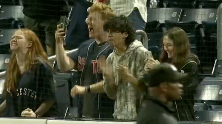 Fans react to Roman Anthony's grand slam. 