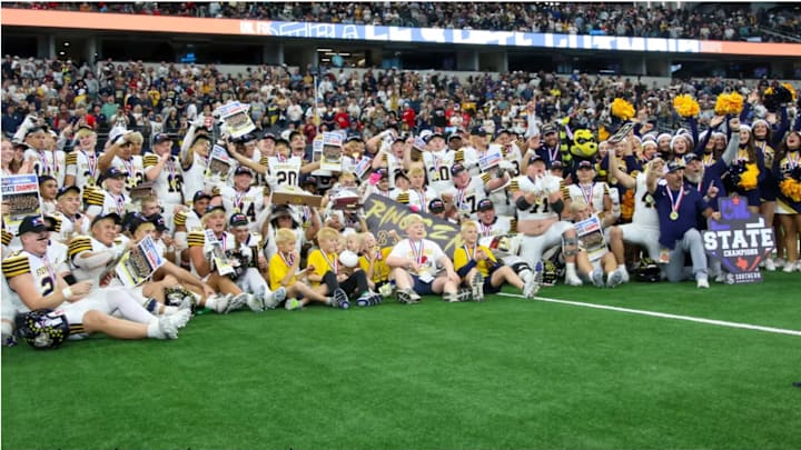 The Stephenville football team was honored for it success in the classroom, following winning a state title in December. 