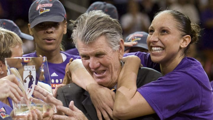 The Phoenix Mercury win their first WNBA championship, defeating the Detroit Shock, 3-2 in the WNBA Finals on Sept. 16, 2007.