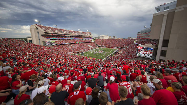 Memorial Stadium has been sold out for 403 consecutive Nebraska football games, the longest streak in the country. Memorial Stadium has been sold out for 403 consecutive Nebraska football games, the longest streak in the country.