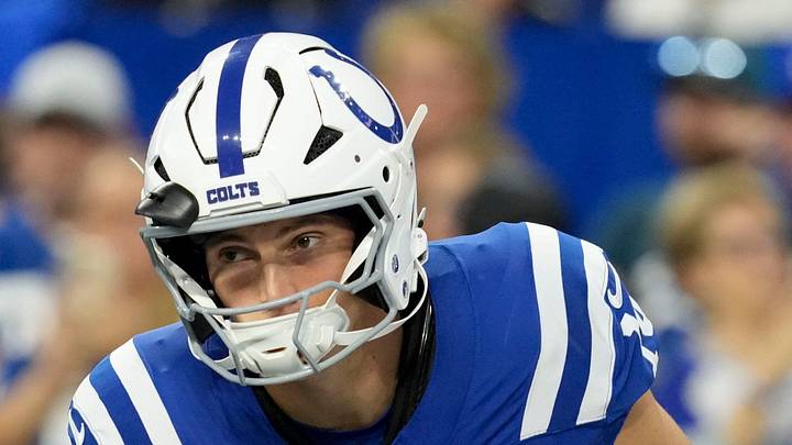 Indianapolis Colts wide receiver Alec Pierce practices