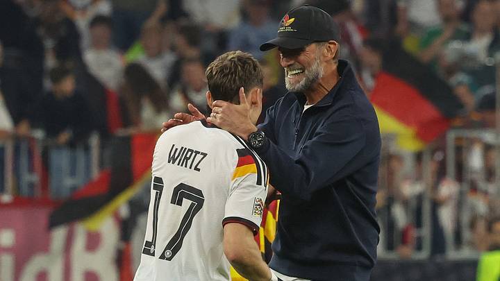Jürgen Klopp war mit Florian Wirtz sehr zufrieden Jürgen Klopp war mit Florian Wirtz sehr zufrieden