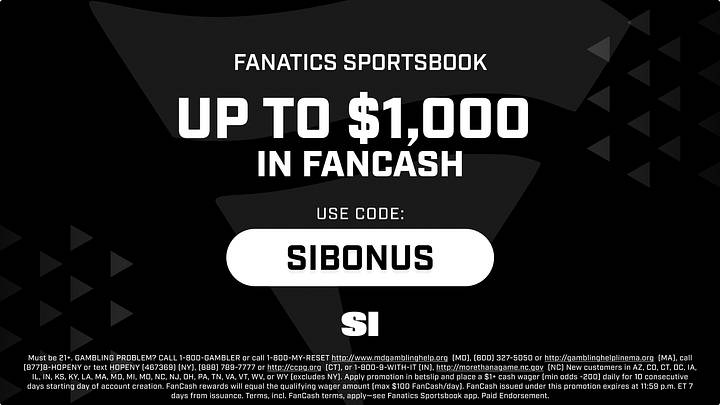 Get up to $1,000 in FanCash with the Fanatics Sportsbook promo code for Week 1 college football. Bet on Clemson vs. LSU and more. Get up to $1,000 in FanCash with the Fanatics Sportsbook promo code for Week 1 college football. Bet on Clemson vs. LSU and more.