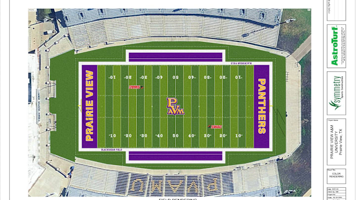 New AstroTurf at Panther Stadium