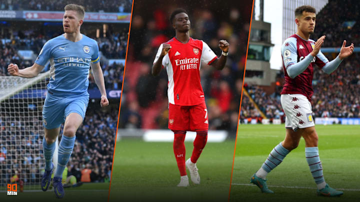 De Bruyne, Saka and Coutinho starred over the weekend