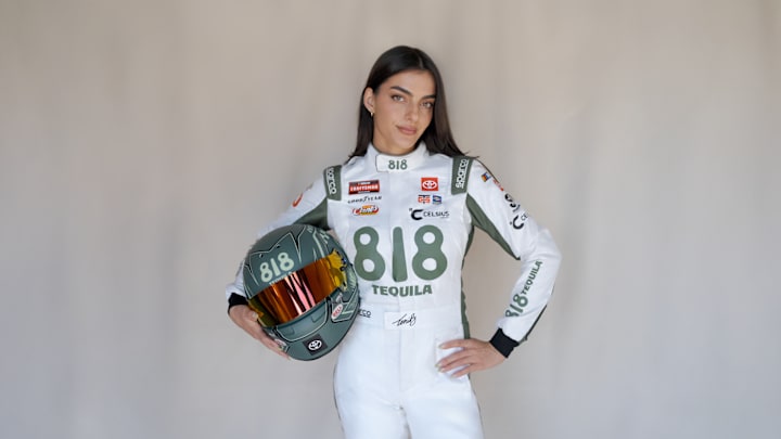 Toni Breidinger has partnered with Kendall Jenner's 818 Tequila Brand for the NASCAR Craftsman Truck Series event at Nashville Superspeedway. Toni Breidinger has partnered with Kendall Jenner's 818 Tequila Brand for the NASCAR Craftsman Truck Series event at Nashville Superspeedway.