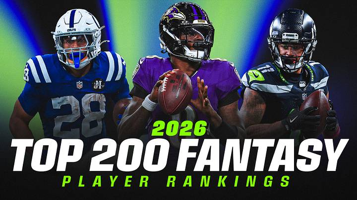 Top 200 Fantasy Football Player Rankings