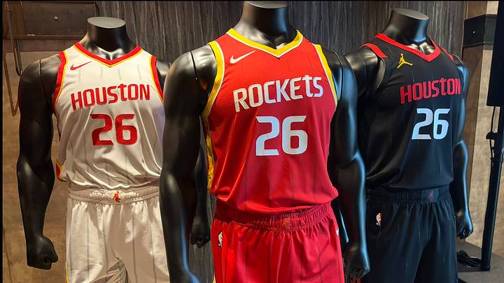 New Houston Rockets uniforms