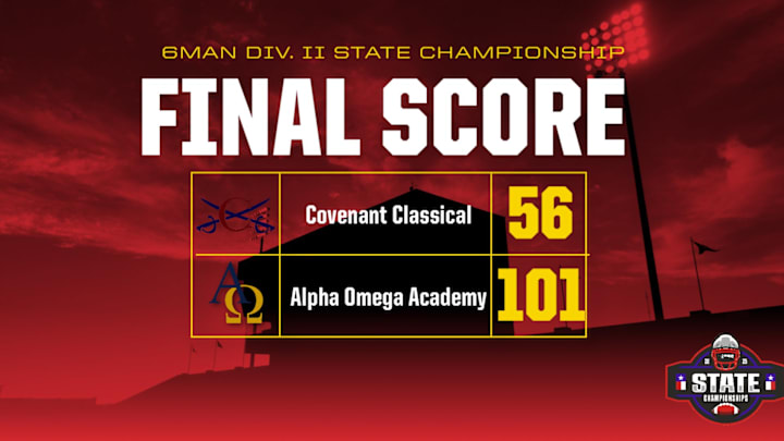 Alpha Omega Academy earned revenge and its first state championship by scoring 101 points.