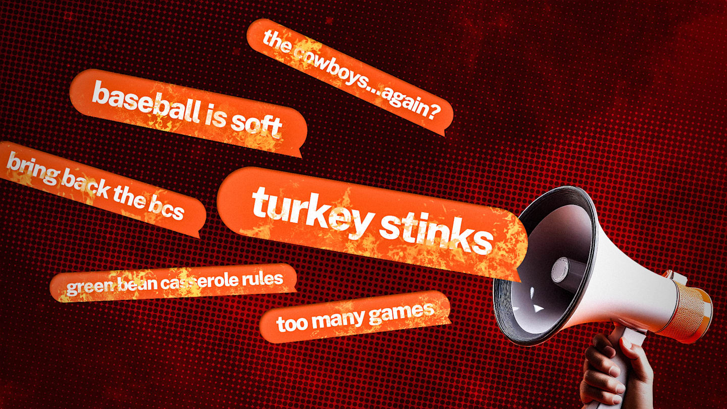 26 sports hot takes to fight about at Thanksgiving with friends and family