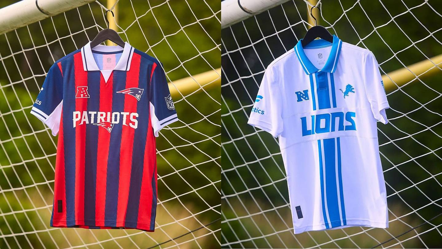 Image accompanying 90min coverage of NFL and Fanatics kit collection.