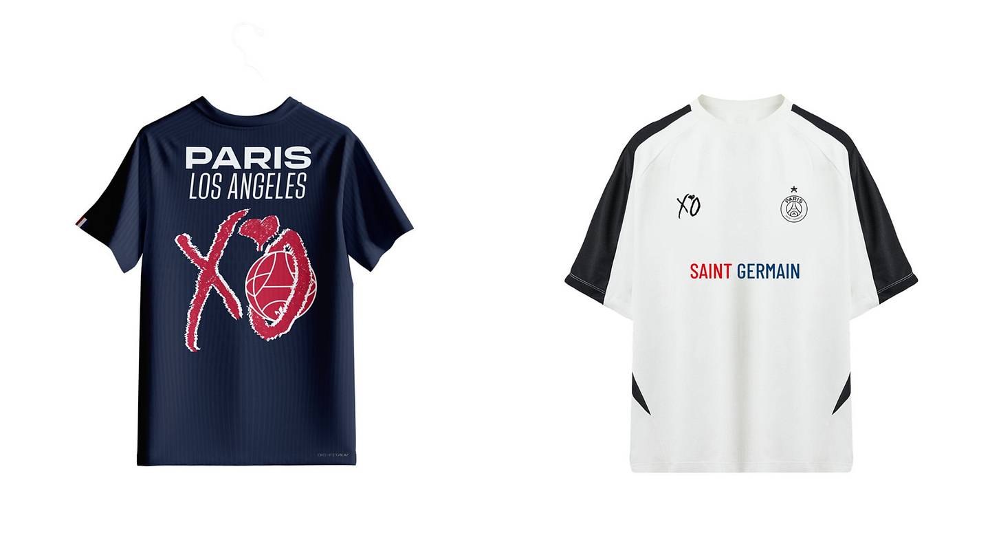 PSG x The Weeknd collab for limited edition home shirt