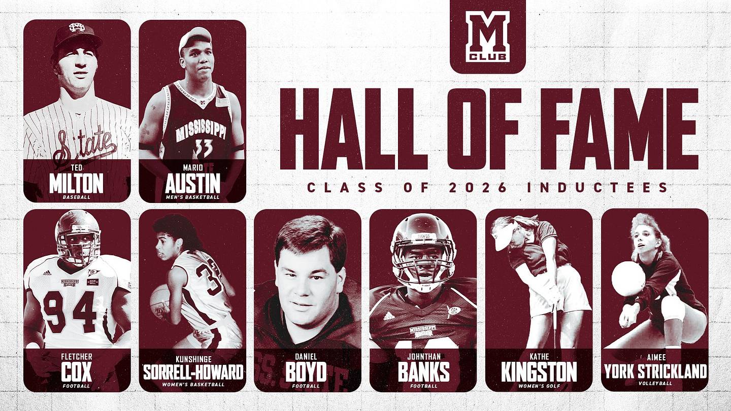 Mississippi State’s 2026 Hall of Fame Class Loaded With Bulldog Legends