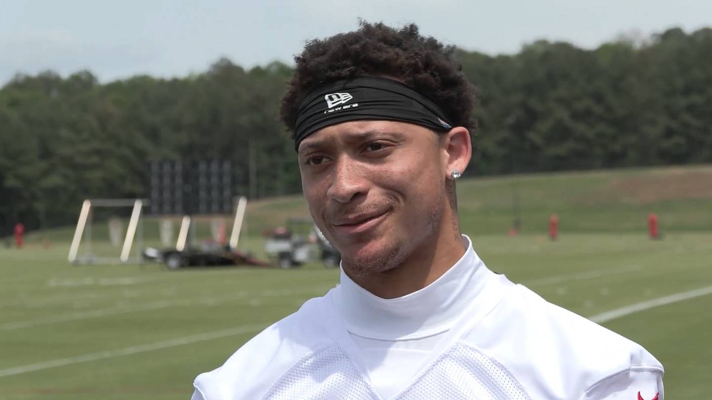 Atlanta Falcons Rookie CB Avieon Terrell Gives Injury Update at Mini Camp