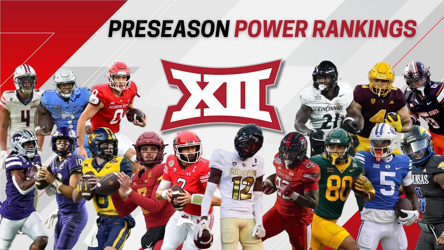 Preseason Big 12 Power Rankings & Record Predictions