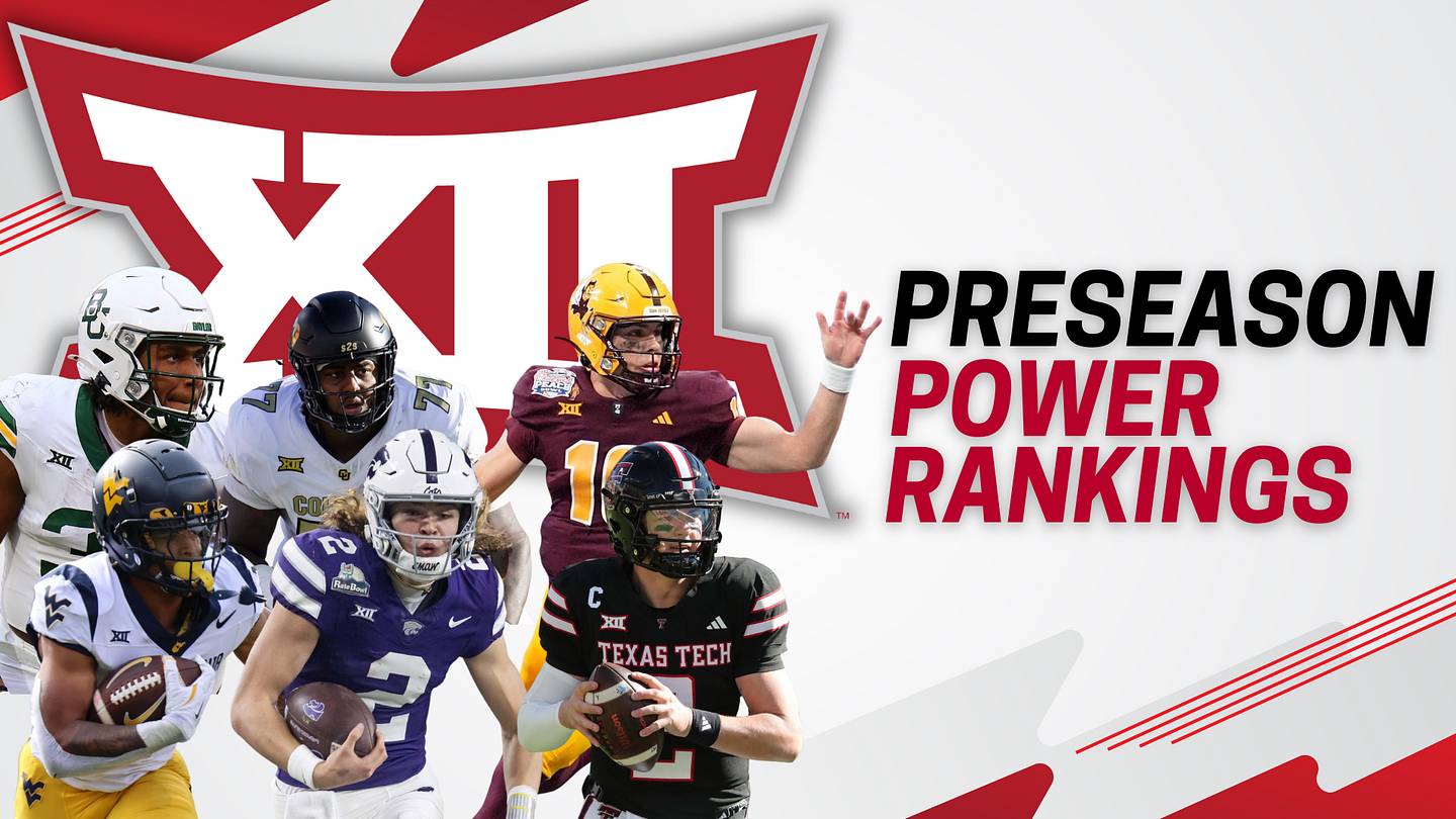 Big 12 Preseason Power Rankings and Record Predictions for All 16 Teams