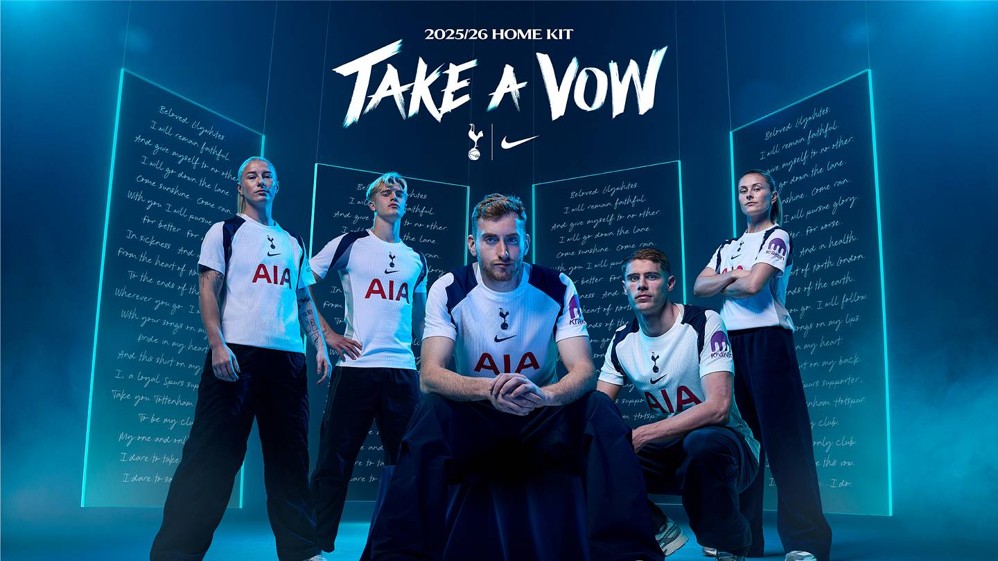 Tottenham Unveil New 2025–26 Home Kit
