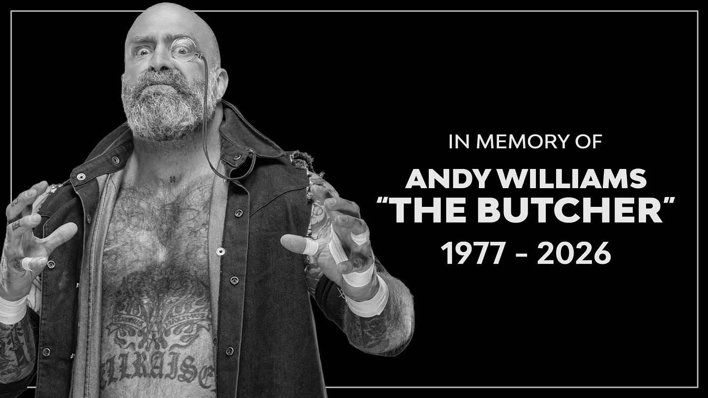 Will Ospreay, CM Punk, and More Pay Tribute to Andy "The Butcher" Williams