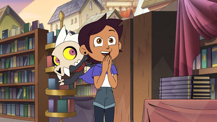 THE OWL HOUSE - "Sense and Insensitivity" - When King becomes a bestselling author, he learns a valuable lesson in reading the fine print. This episode of "The Owl House" airs Saturday, July 11 (8:43-9:05 P.M. EDT) on Disney Channel. (Disney Channel)
KING, LUZ