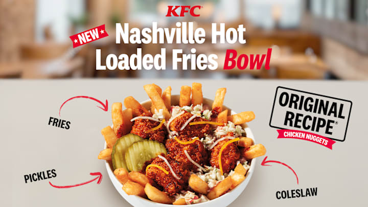 Nashville Hot Loaded Fries Bowl