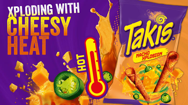 Takis Nacho Xplosion is one of two new flavors for the snack brand
