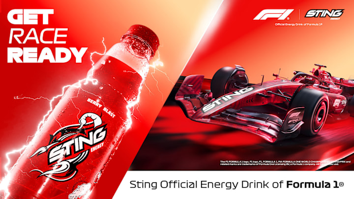 Sting is the Official Energy Drink of Formula 1