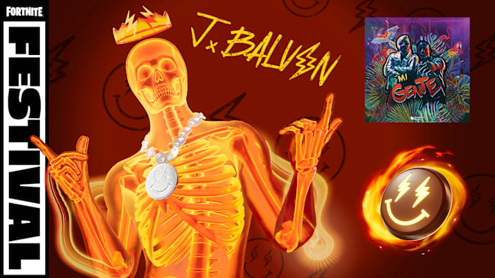 J Balvin makes a reactive return to Fortnite!