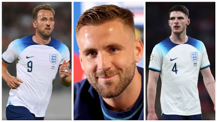 Luke Shaw is keen for his England teammates to join him at Man Utd