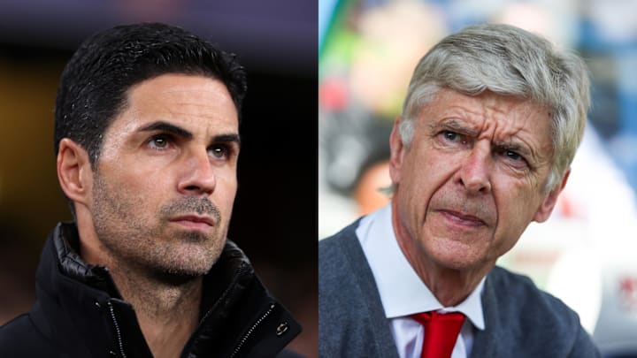 Arteta played under Wenger before also becoming Arsenal manager | Marc Atkins/Getty Images / Robbie Jay Barratt - AMA/Getty Images