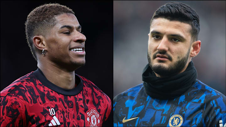 Marcus Rashford and Armando Broja