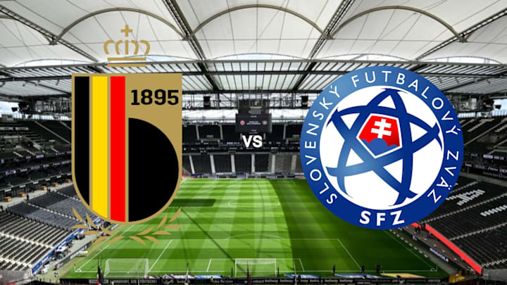 Belgium take on Slovakia at the Deutsche Bank Stadium in Frankfurt