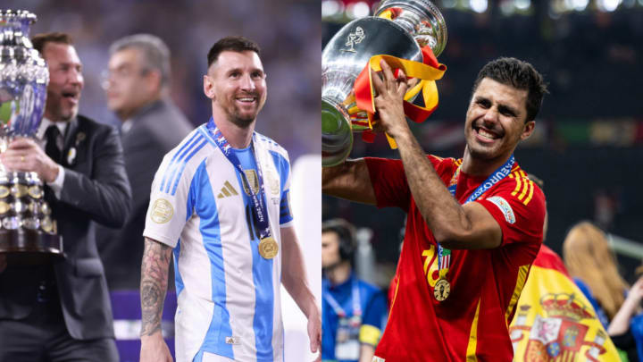 Argentina and Spain lifted international trophies this summer Argentina and Spain lifted international trophies this summer