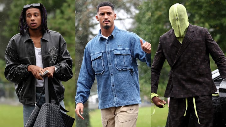 Les Bleus rocked up in style