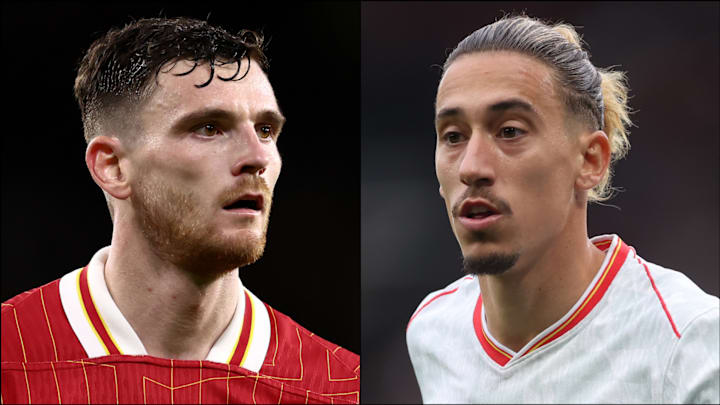 Andy Robertson and Kostas Tsimikas are both vying for a starting spot at Liverpool