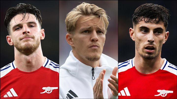 Rice, Odegaard and Havertz are all key players for Arsenal