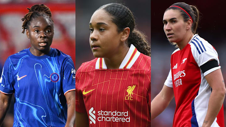 Sandy Baltimore (left), Olivia Smith (middle), Mariona Caldentey (right)