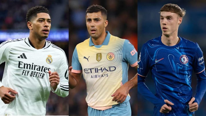 Jude Bellingham, Rodri & Cole Palmer make of the EA FC 25 TOTY midfield
